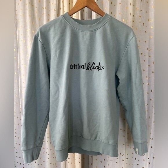 The Critical Slide Society TCSS Mint Crew Neck Sweatshirt Artsy Surf Beachy S - Picture 2 of 8
